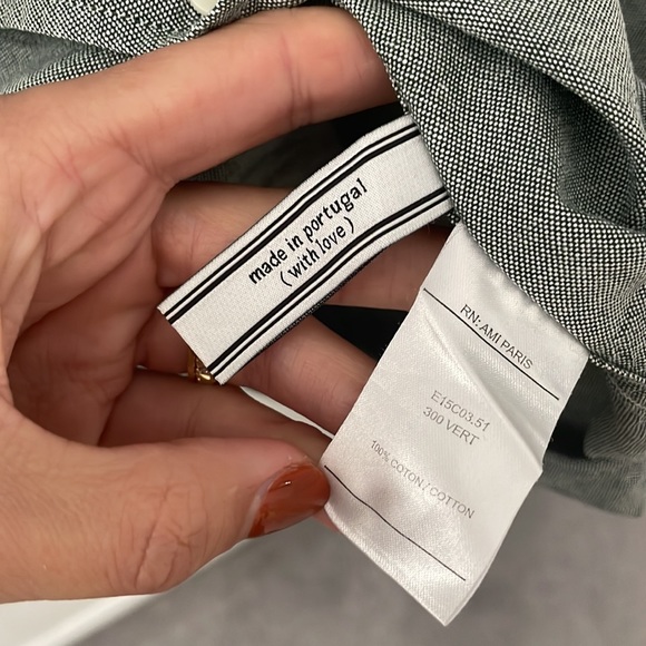 Ami Alexandre Mattiussi ‘Made in Portugal’ Luxury Dress Shirt - Picture 4 of 7